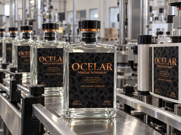 Etiquetado y sellado de cada botella