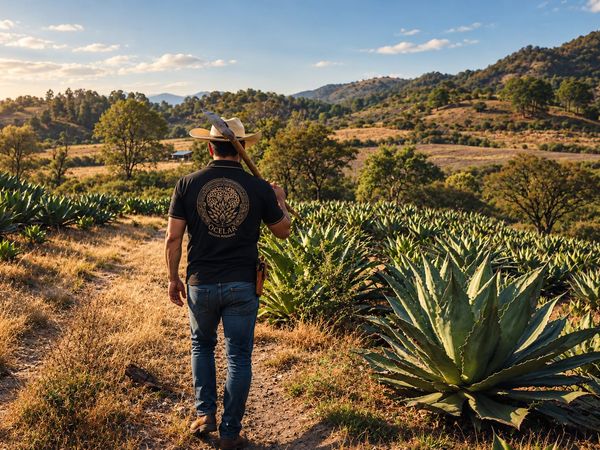 Agaves cupreata madurando en la sierra michoacana